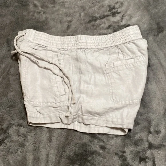 Lou & gray shorts linen-viscose grey breathable material for summer size small - Picture 4 of 8